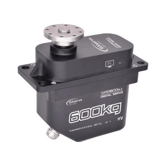 GXservo 600KG Super Large Torque Brushless 24V Giant Servo 93600BLS 1/5 Scale RC Car Truck Boat Aircraft Robot Helicopter UAV